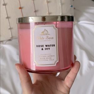 Bath & Body Works Rose Water & Ivy Candles 3-wick